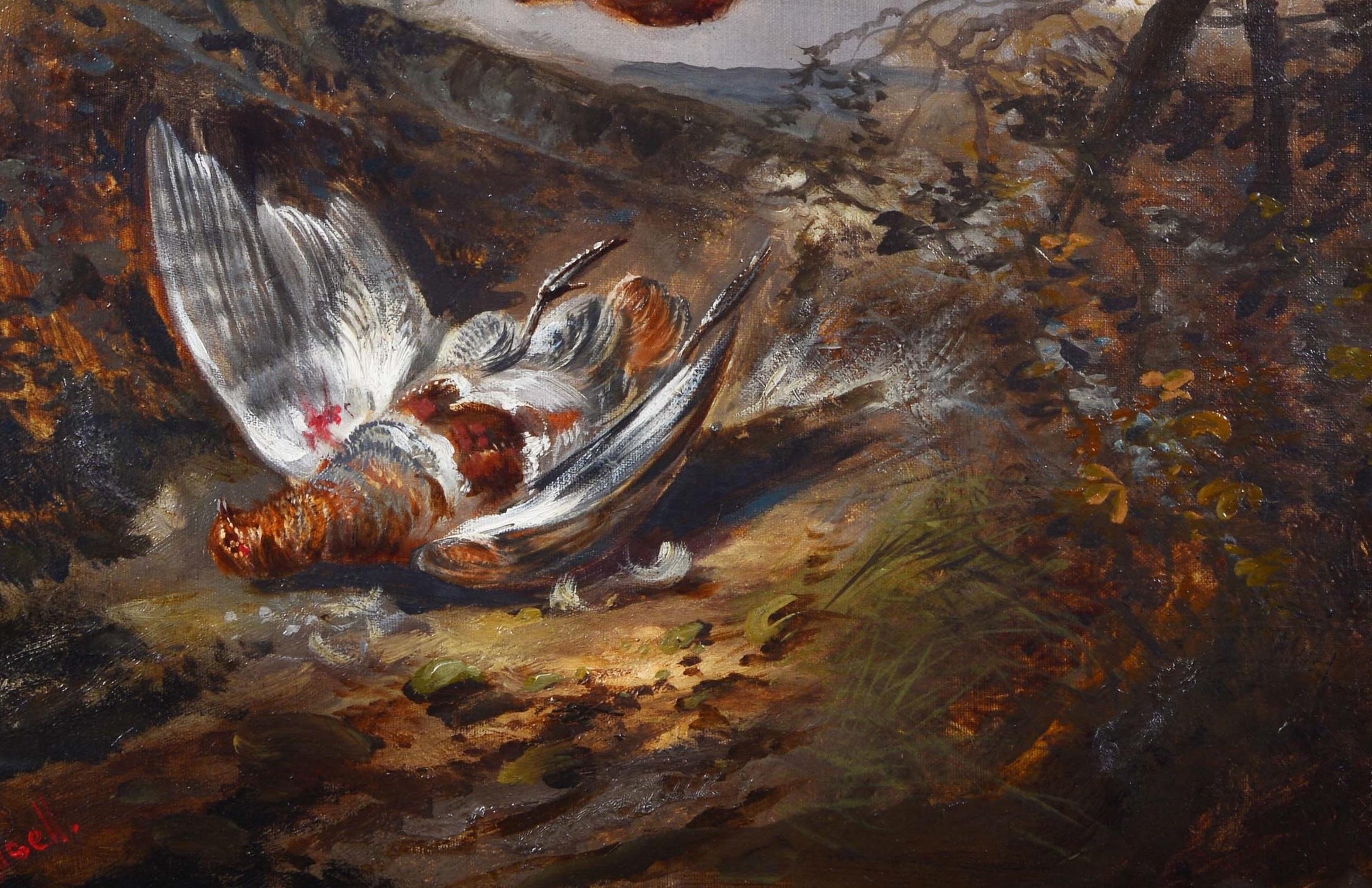 Huile sur toile par un peintre allemand dont la signature sur la toile par n'est pas lisible.
Bel exemple de scène de chasse.
Mesures avec cadre : CM 67.5 x 3.5 x 58
Signé par l'artiste en bas à gauche 