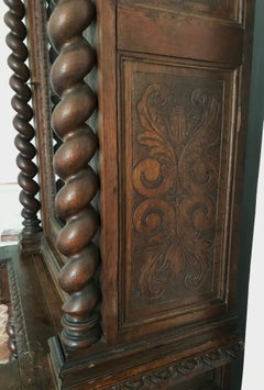 French Hunting Showcases, 'Vitrine' Louis XIII Style 19th Century France