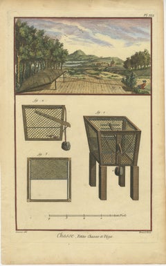Hunting, Small Game Hunting, and Traps: Engraved in the 18th Century, 1793