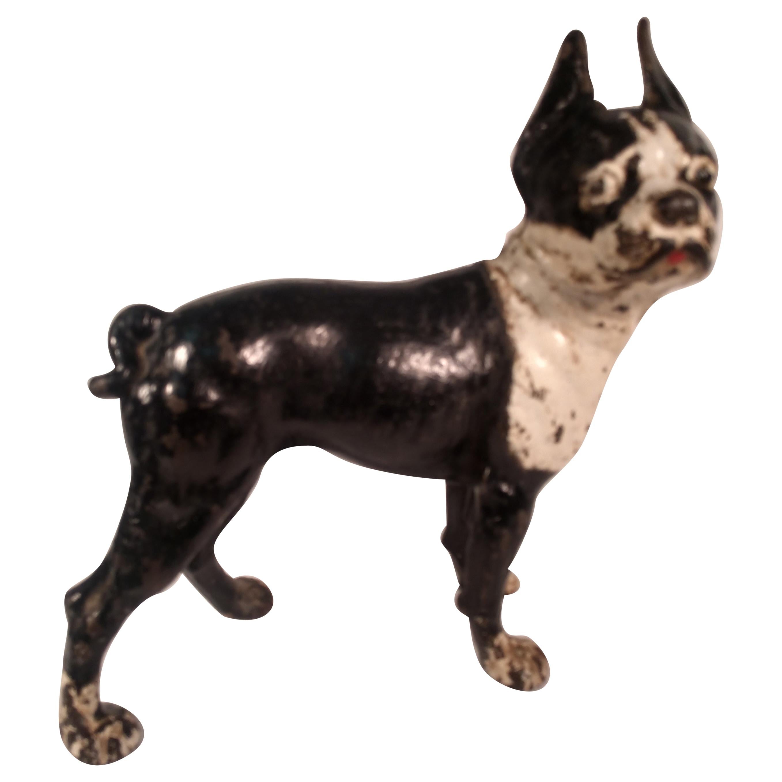 Hubley Cast Iron Terrier Bulldog Doorstop, circa 1925