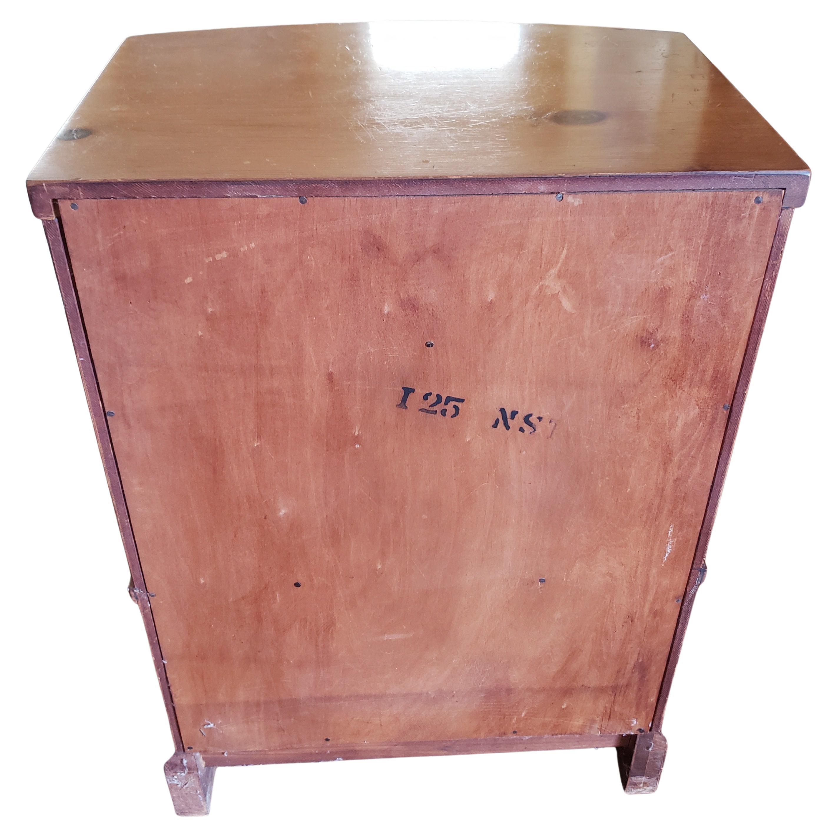 Huntley Furniture 2 drawer Solid Pine Nightstands, Circa 1940s 3