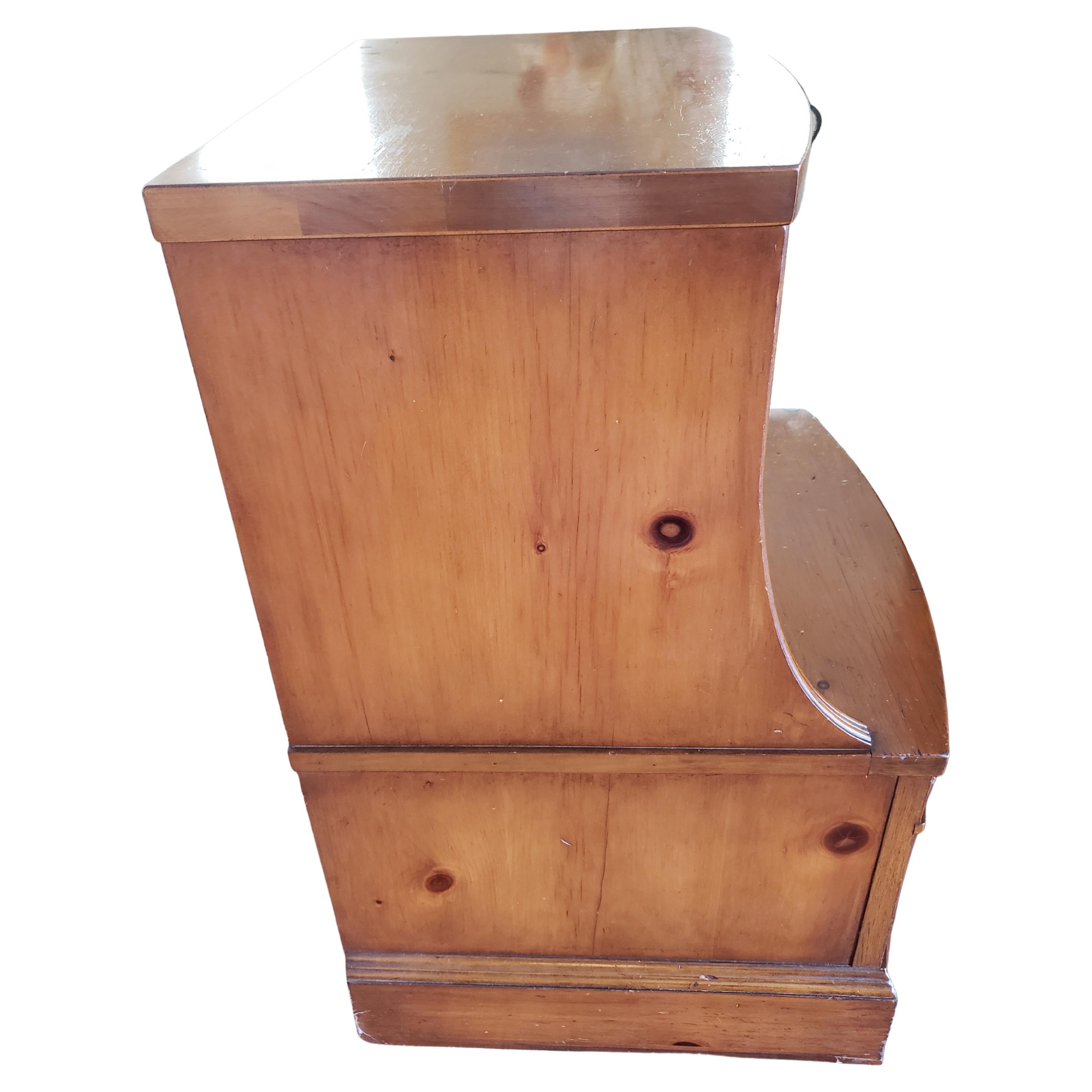 Mid-Century Modern Huntley Furniture 2 drawer Solid Pine Nightstands, Circa 1940s