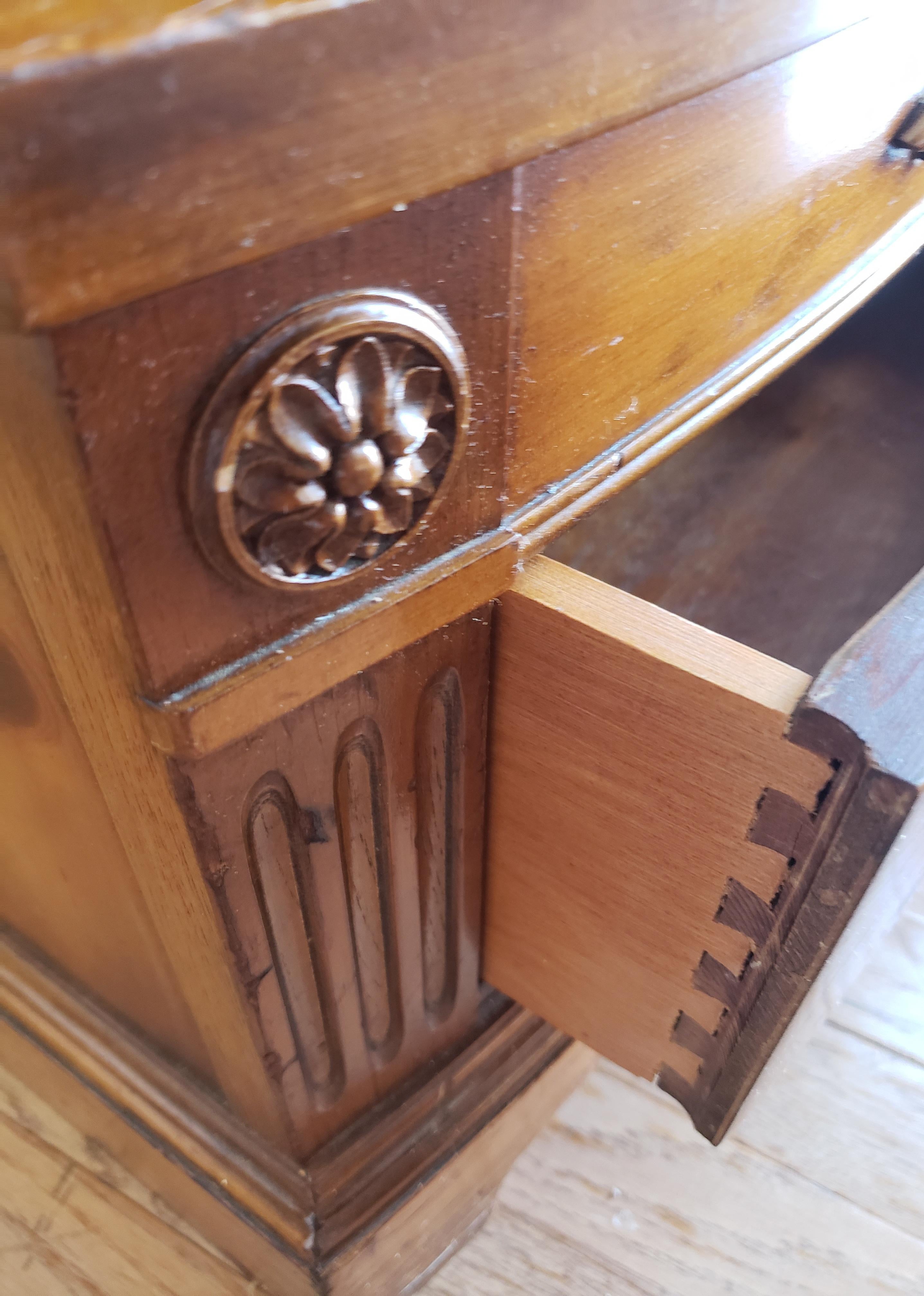 Huntley Furniture 2 drawer Solid Pine Nightstands, Circa 1940s 1