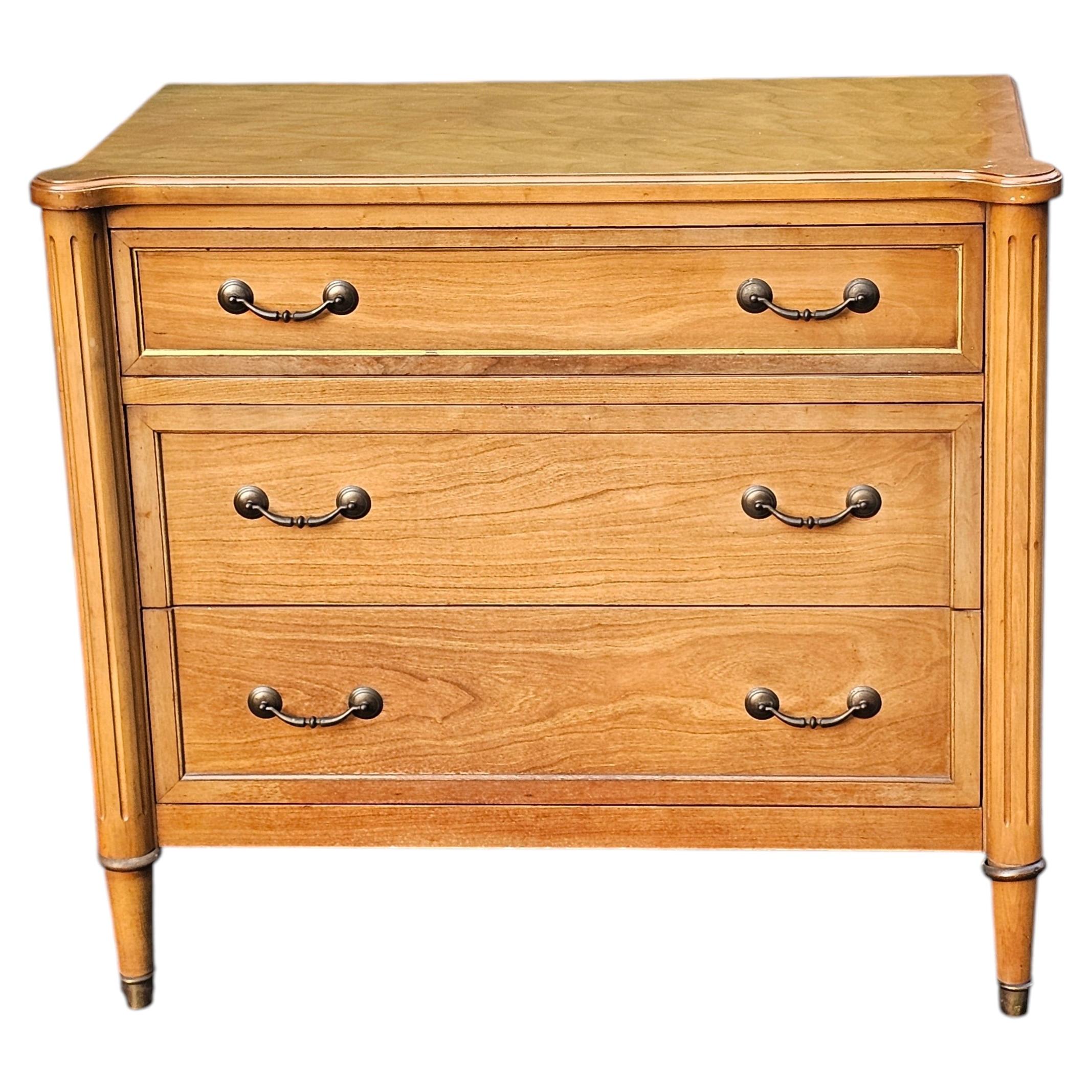 Huntley Furniture Mid Century Italian Provincial Walnut Chest of Drawers