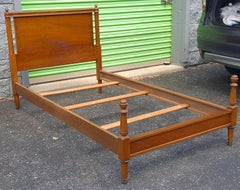 Huntley Furniture Mid Century Maple Twin Size Bedframe