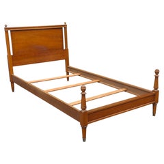 Huntley Furniture Mid Century Maple Twin Size Bedframe