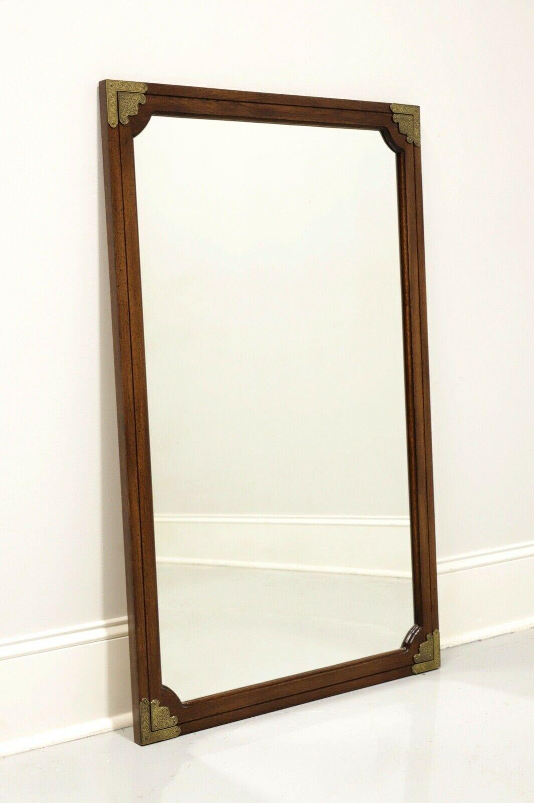HUNTLEY THOMASVILLE Japanese Tansu Campaign Style Wall Mirror 1