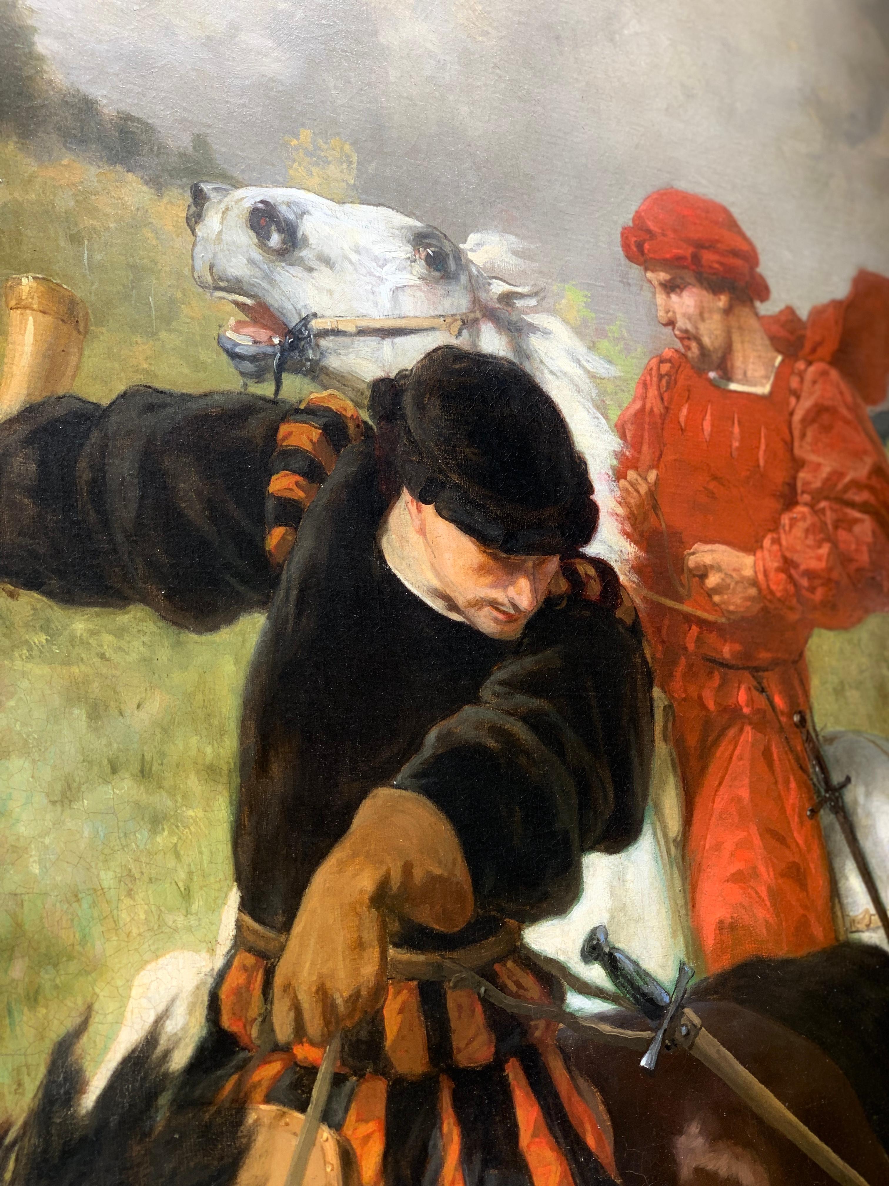 Late 19th Century Huntsmen of the Sixteenth century For Sale