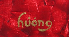 Lady Reaching for the Sun, Oil Painting by Huong