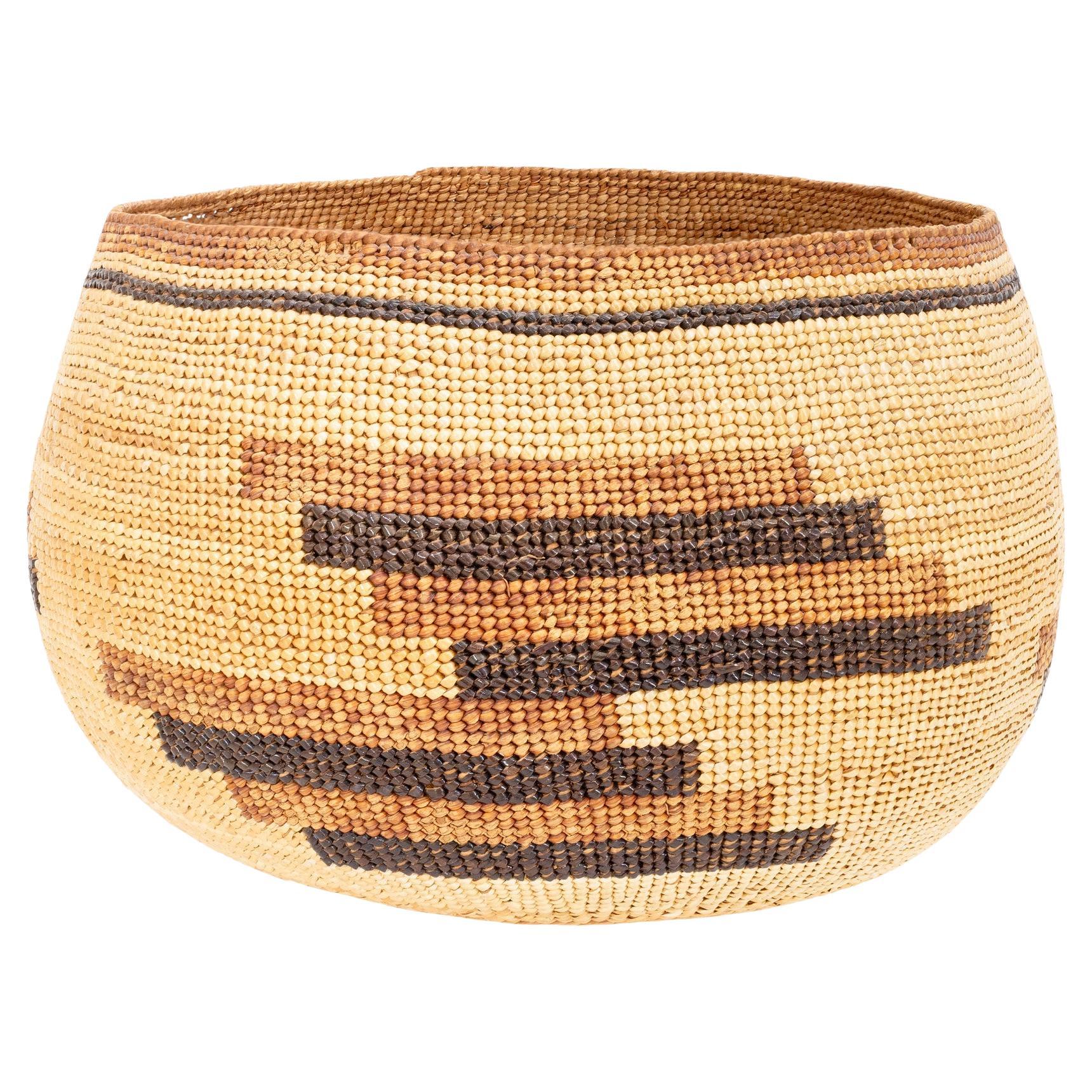 Hupa/Yurok Basketry Bowl For Sale