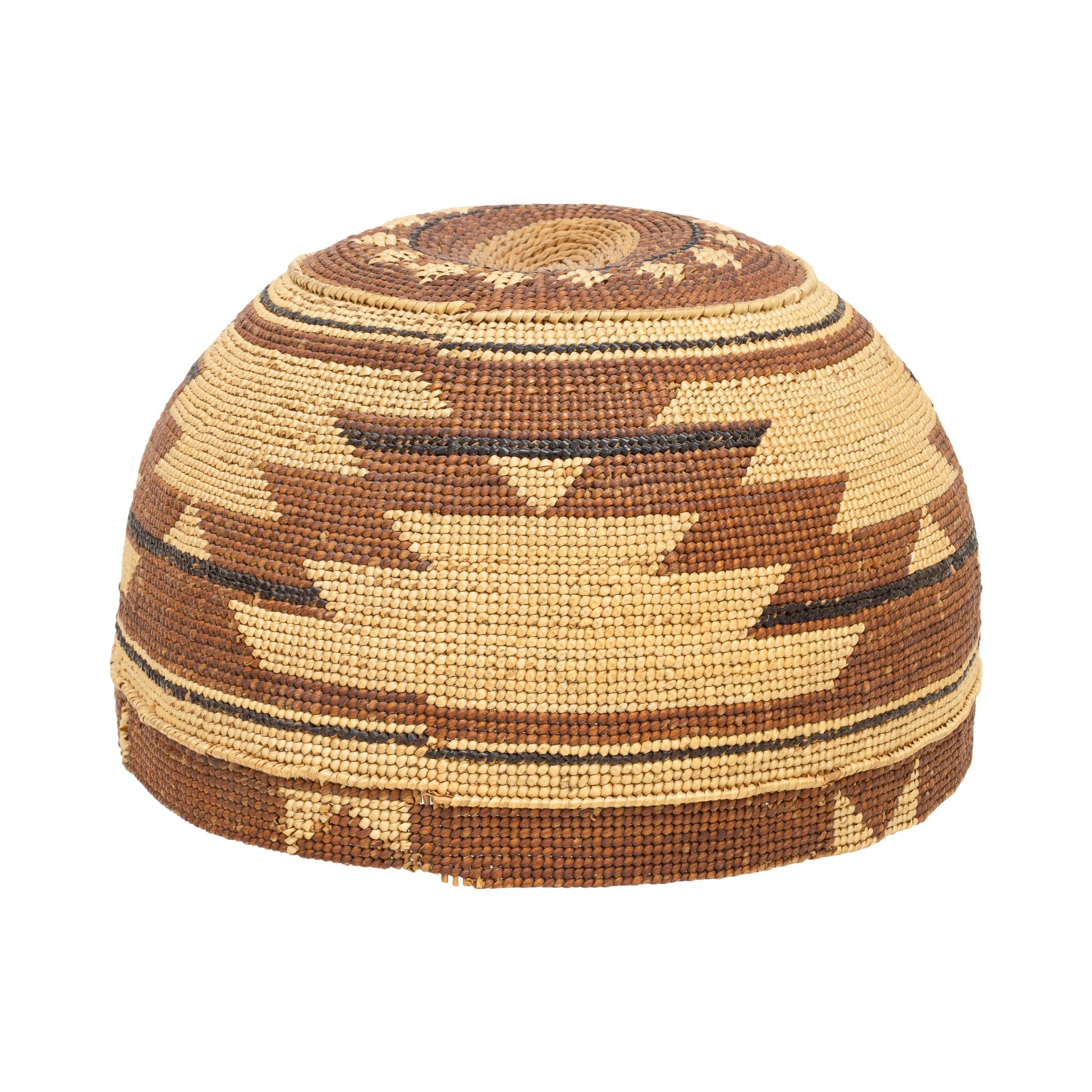 American Hupa/Yurok Hat Basket For Sale