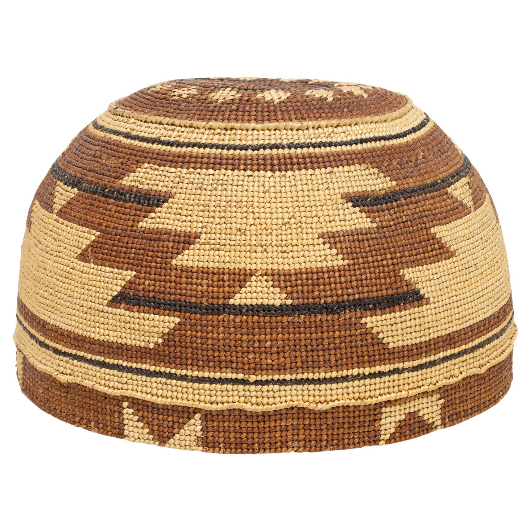 Hupa/Yurok Hat Basket