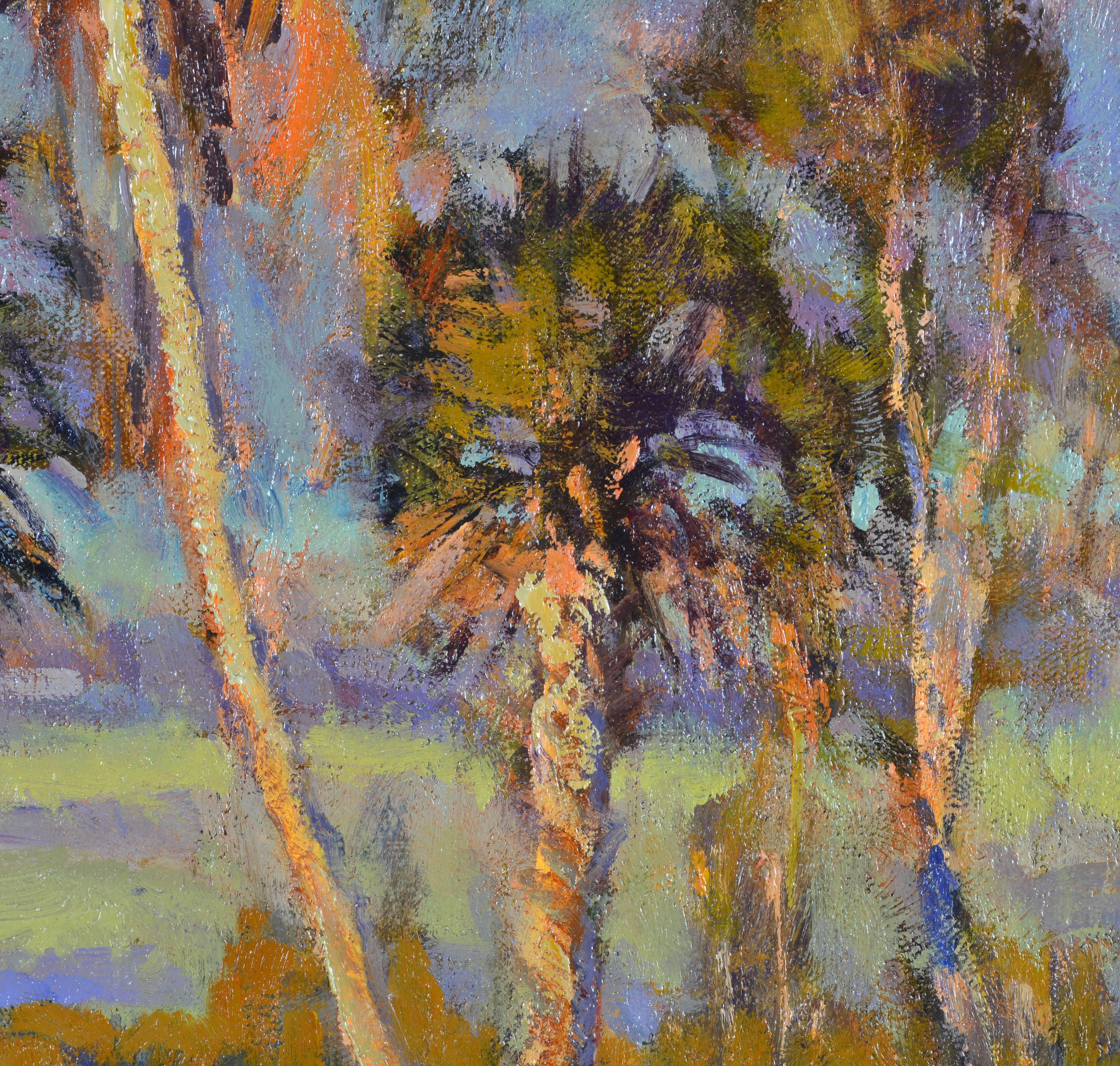 Gilt 'Hurricane Pass' Original Florida Oil Painting by Robert C. Gruppe, American