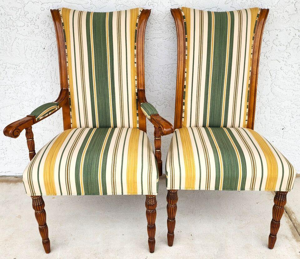 HURTADO Dining Chairs Set 6 In Good Condition For Sale In Lake Worth, FL