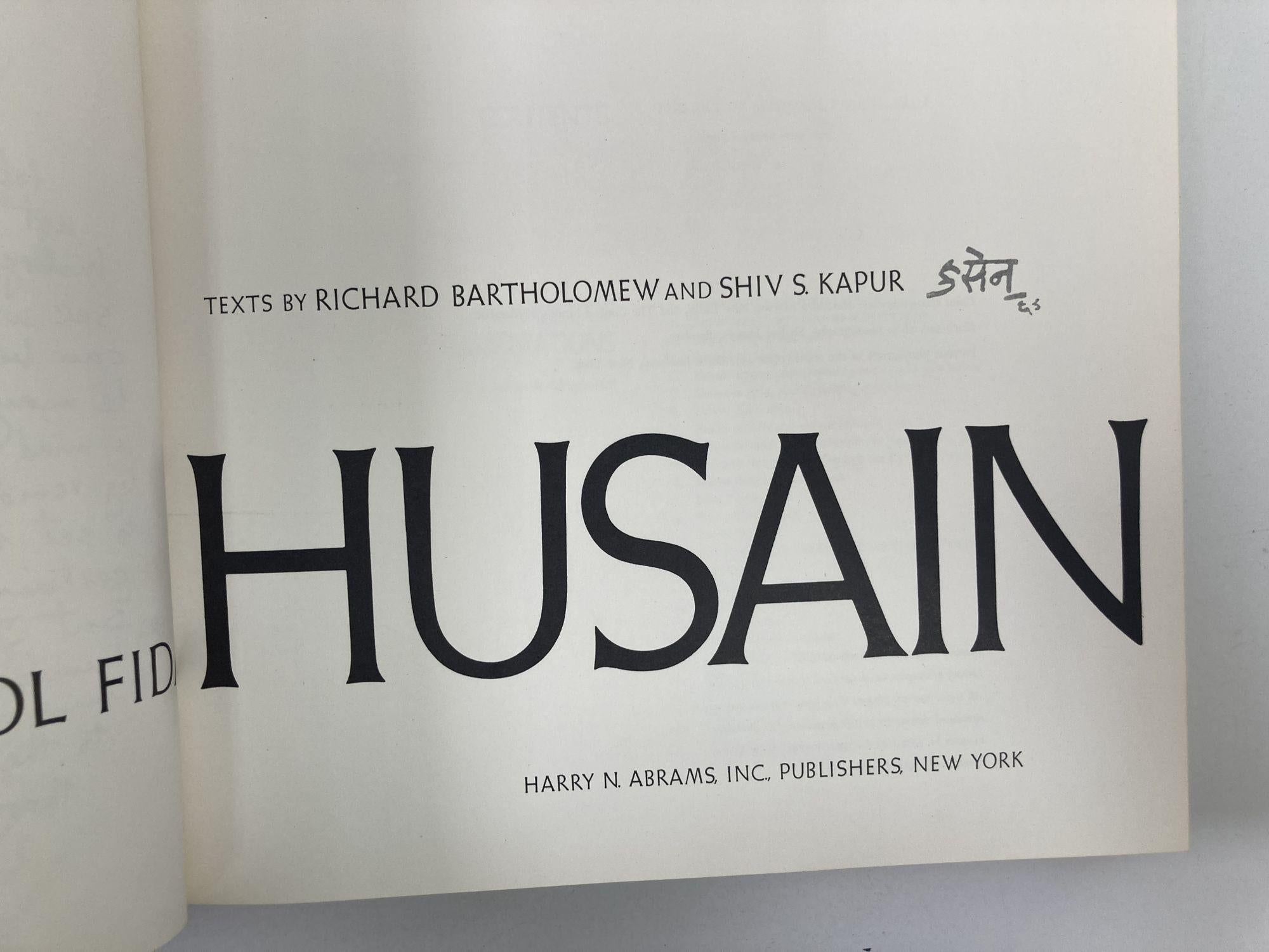 Husain by Maqbul Fida Husain, Richard Bartholomew, Shiv S. Kapur, H. N. Abrams For Sale 3
