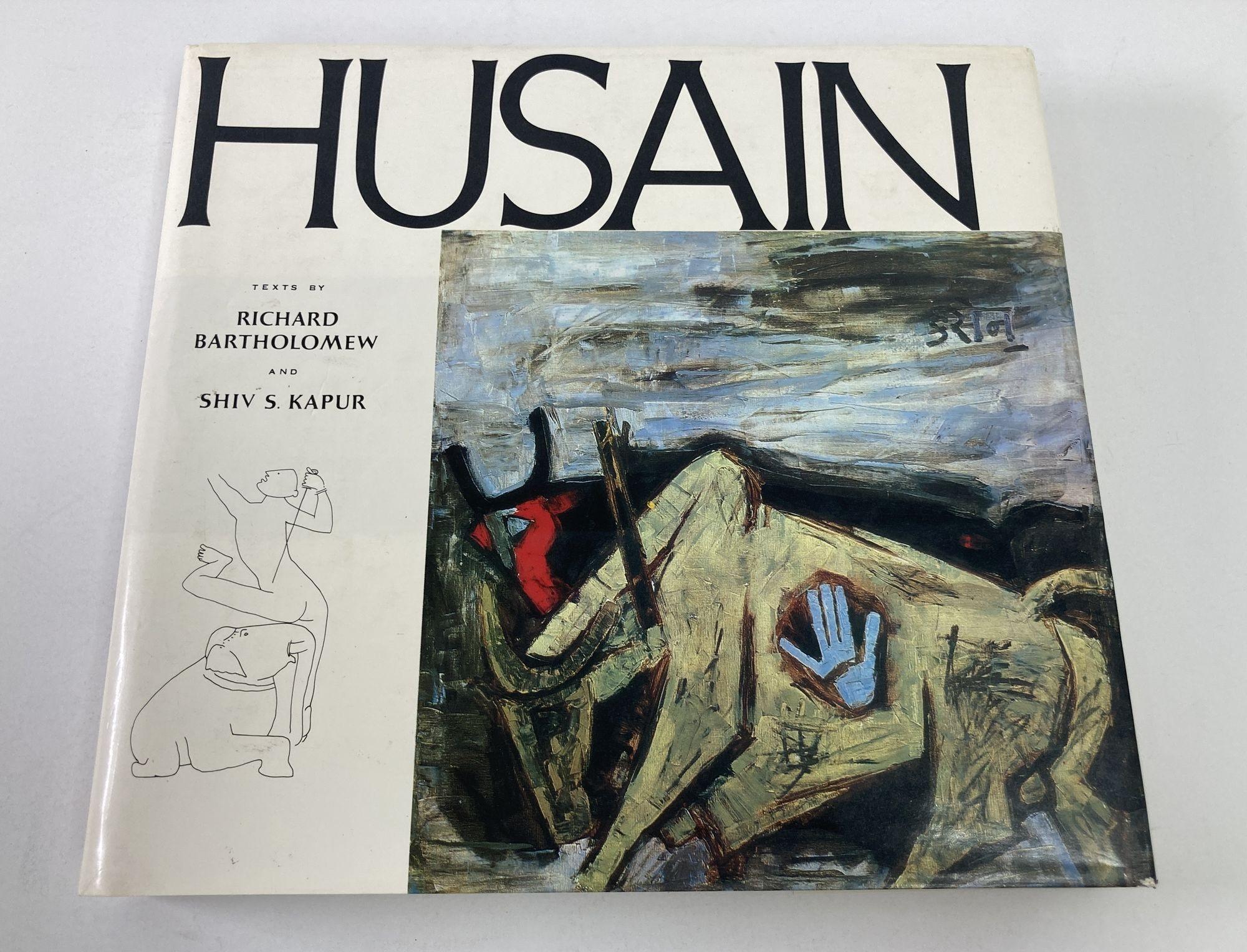 Husain by Maqbul Fida Husain, Richard Bartholomew, Shiv S. Kapur · H. N. Abrams · hardback · 60 pages.
A terrific copy of one of the best monographs on this important Indian artist.
Illustrated in color and black & white. 60 pages of text and 192