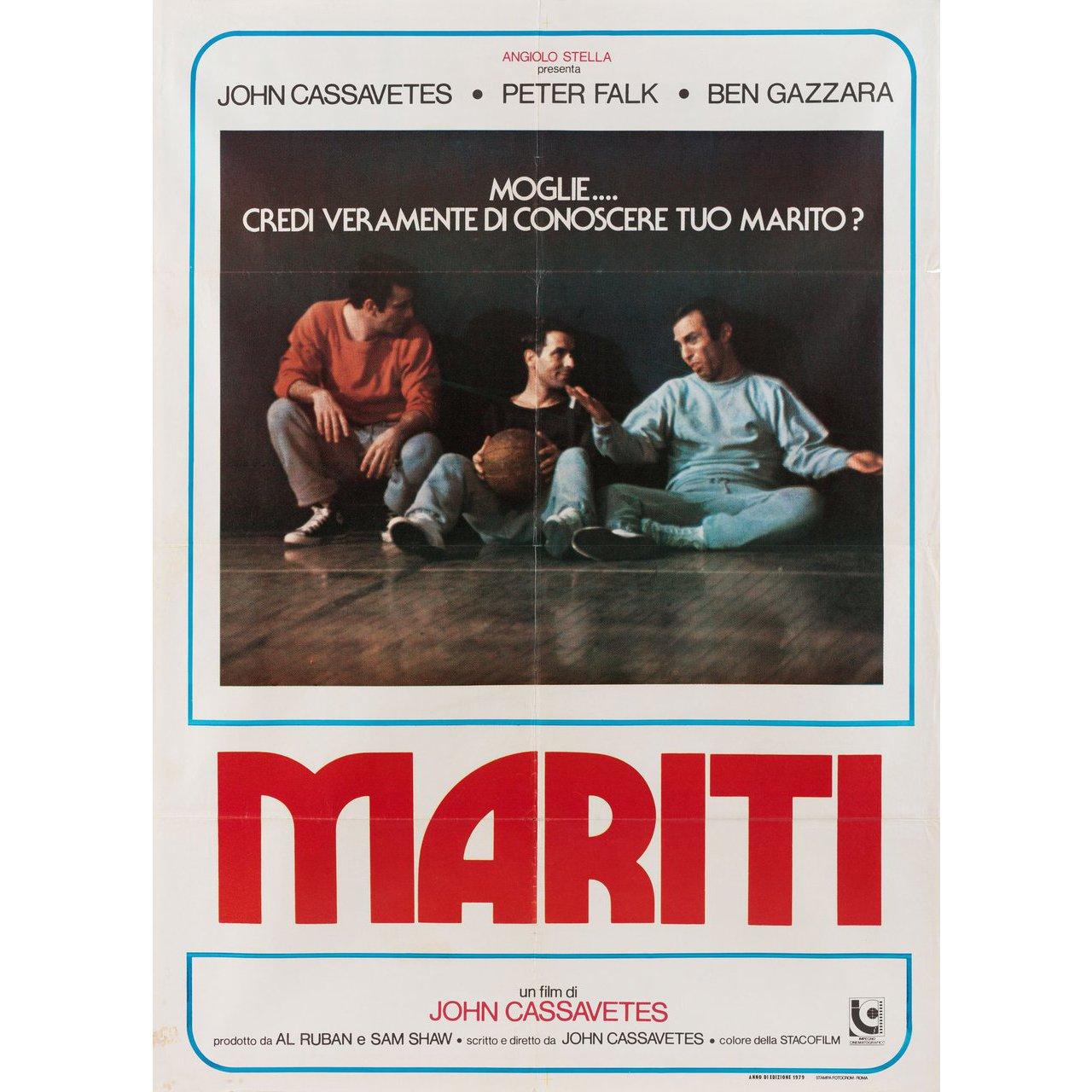 Husbands R1979 Italian Due Fogli Film Poster In Fair Condition In New York, NY