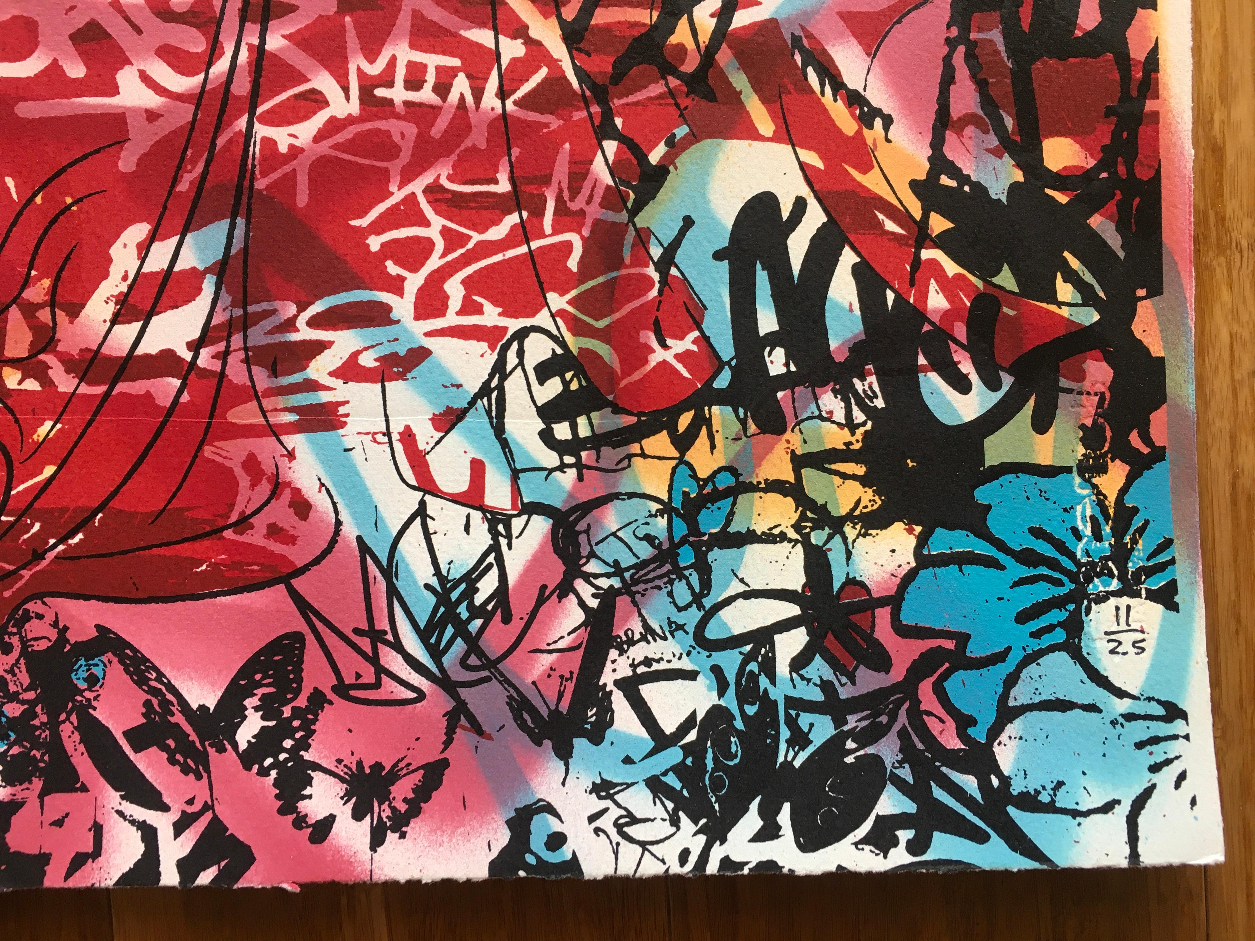 RHYTHM GRAF GLIMMER 1 Edizione limitata rifinita a mano e firmata dall'artista in vendita 1