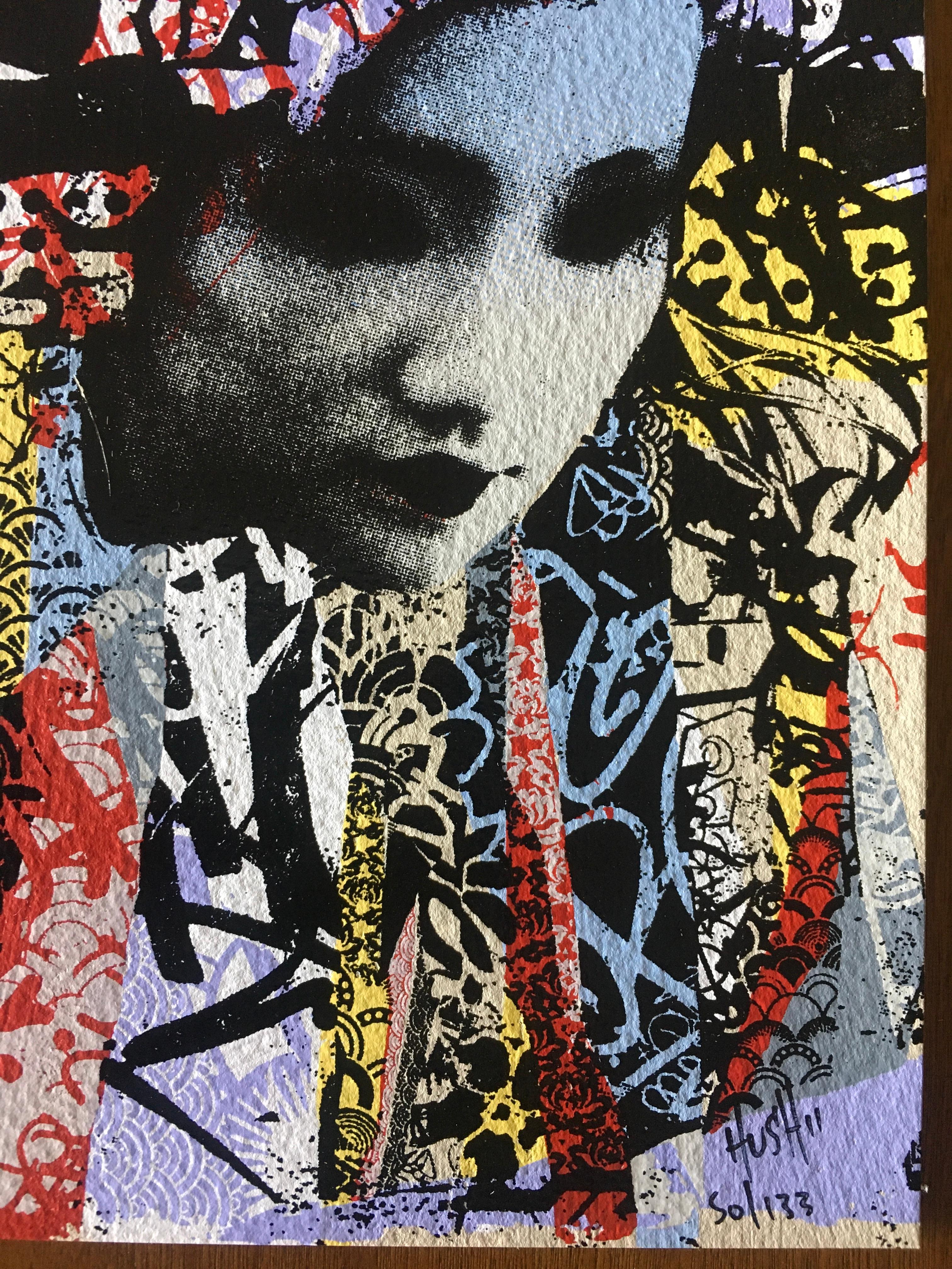 Un-Masked Box-Set of 3 Prints Signed and Numbered Limited Edition with Stickers For Sale 5