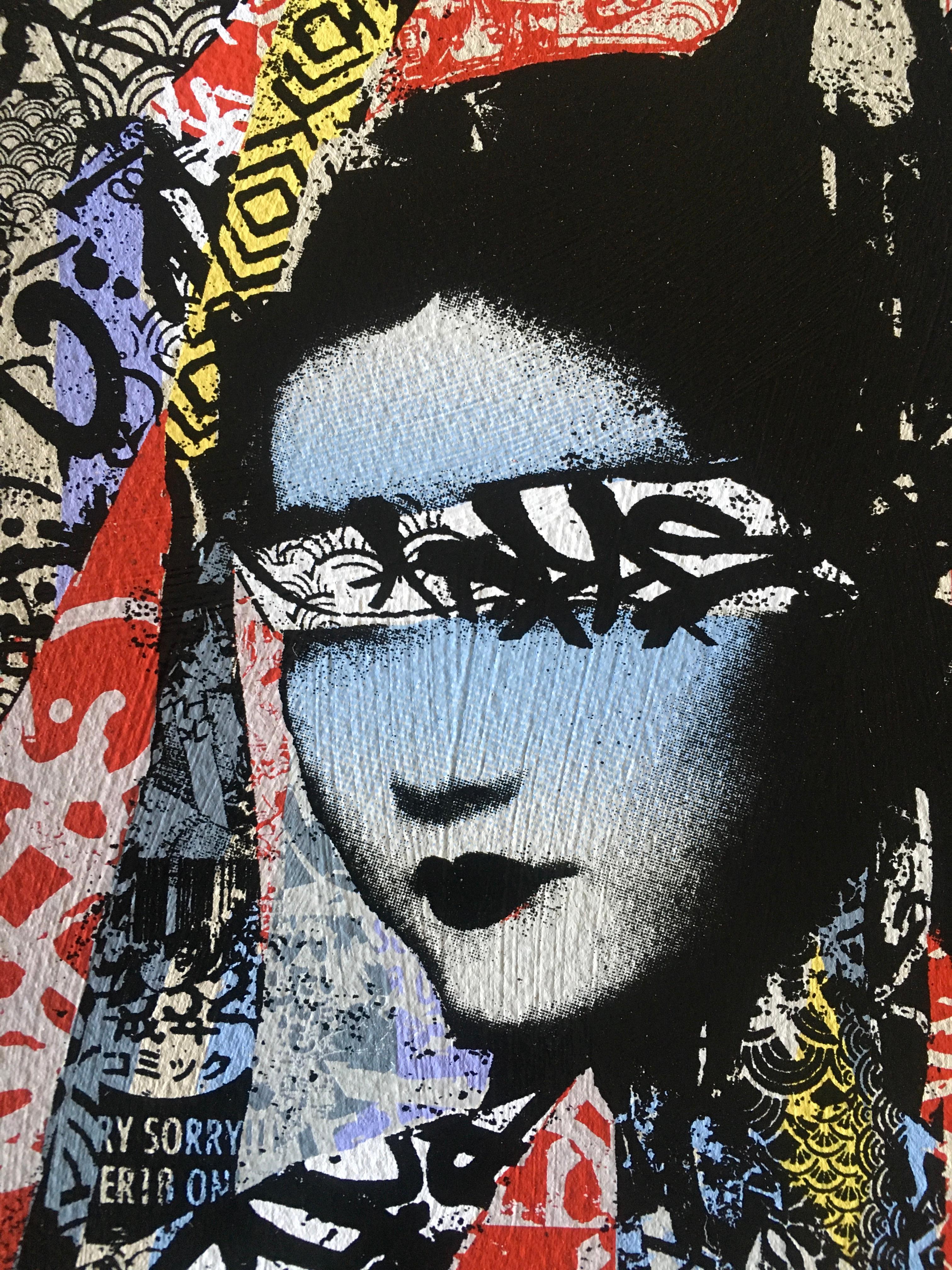 Un-Masked Box-Set of 3 Prints Signed and Numbered Limited Edition with Stickers For Sale 1