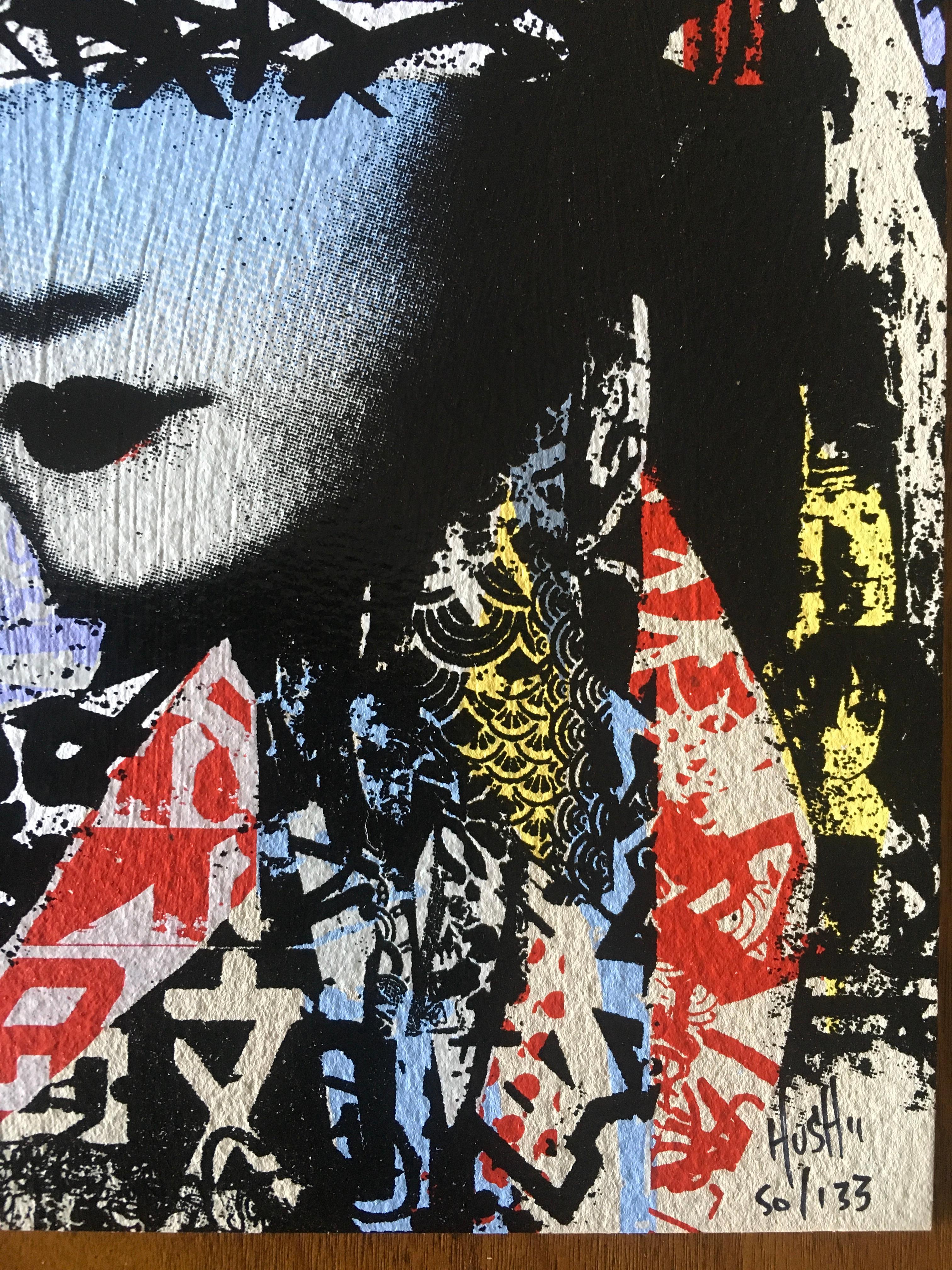 Un-Masked Box-Set of 3 Prints Signed and Numbered Limited Edition with Stickers For Sale 2