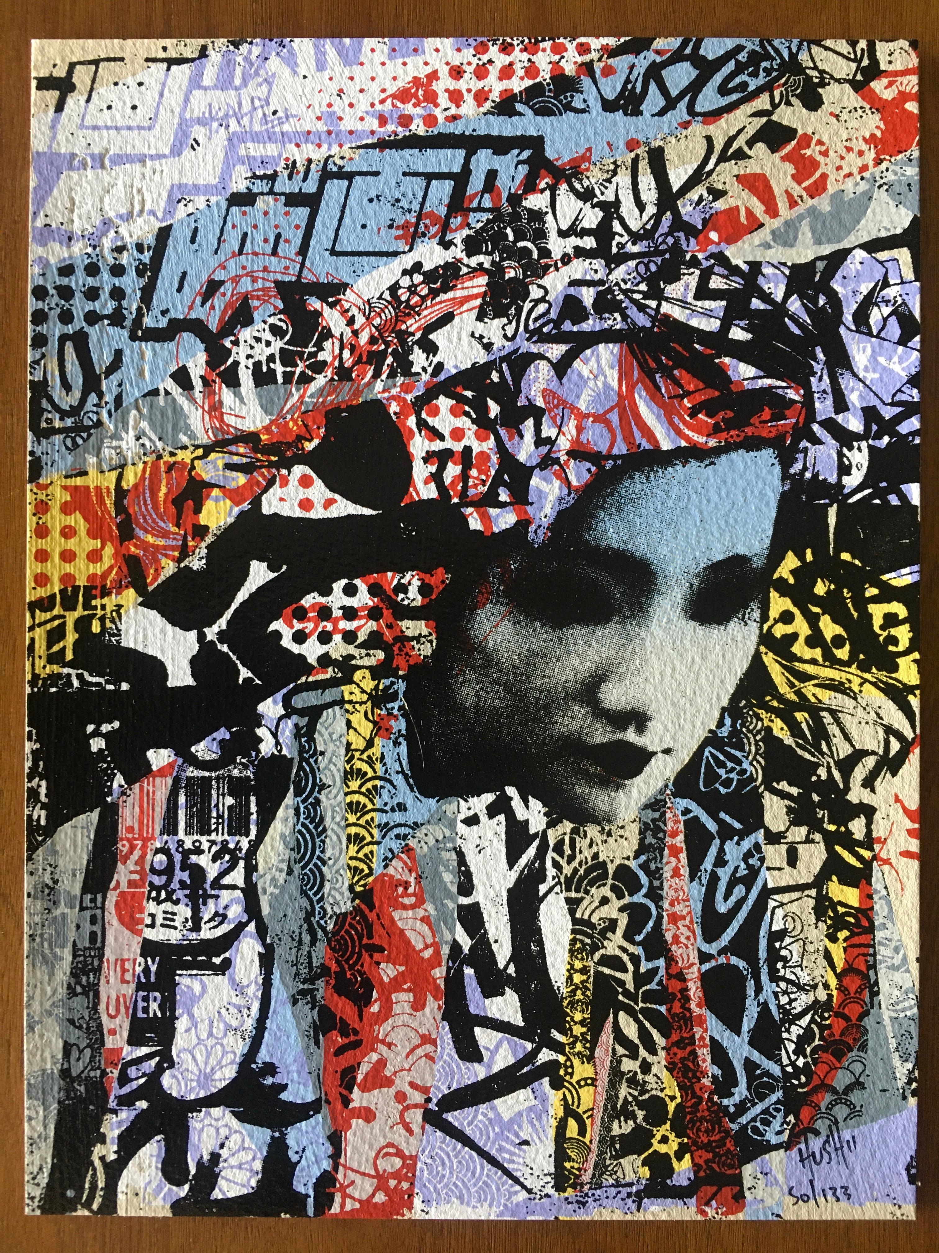 Un-Masked Box-Set of 3 Prints Signed and Numbered Limited Edition with Stickers For Sale 3