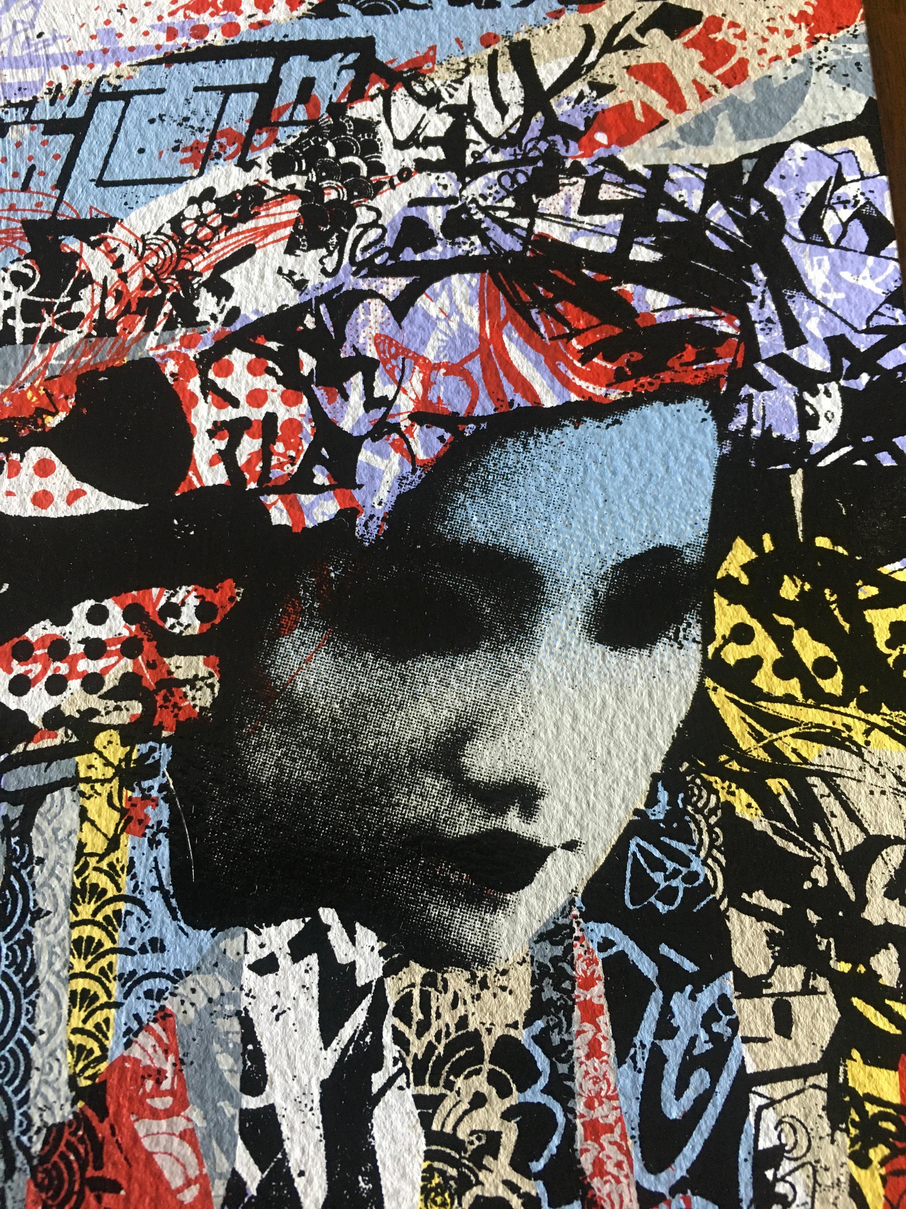 Un-Masked Box-Set of 3 Prints Signed and Numbered Limited Edition with Stickers For Sale 4