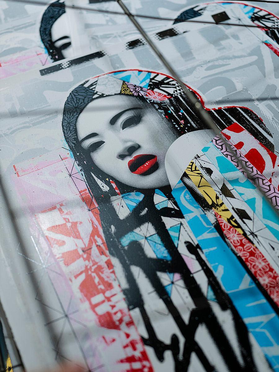 Chaos Couture (Streetart), Print, von HUSH