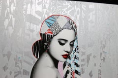 Elysian by Hush Signed and Numbered Hand Painted Multiple Screen Print