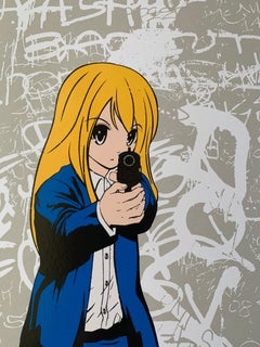 G GIRL Five Colour Screen Print Signed and Numbered by the Artist