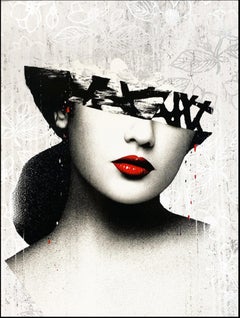 Hush - Le Buste III - Silver Edition - Urban Graffiti Street Art