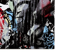 Siren in Motion (framed hand signed screen print)