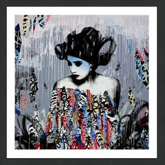 Siren in Motion (framed hand signed screen print)