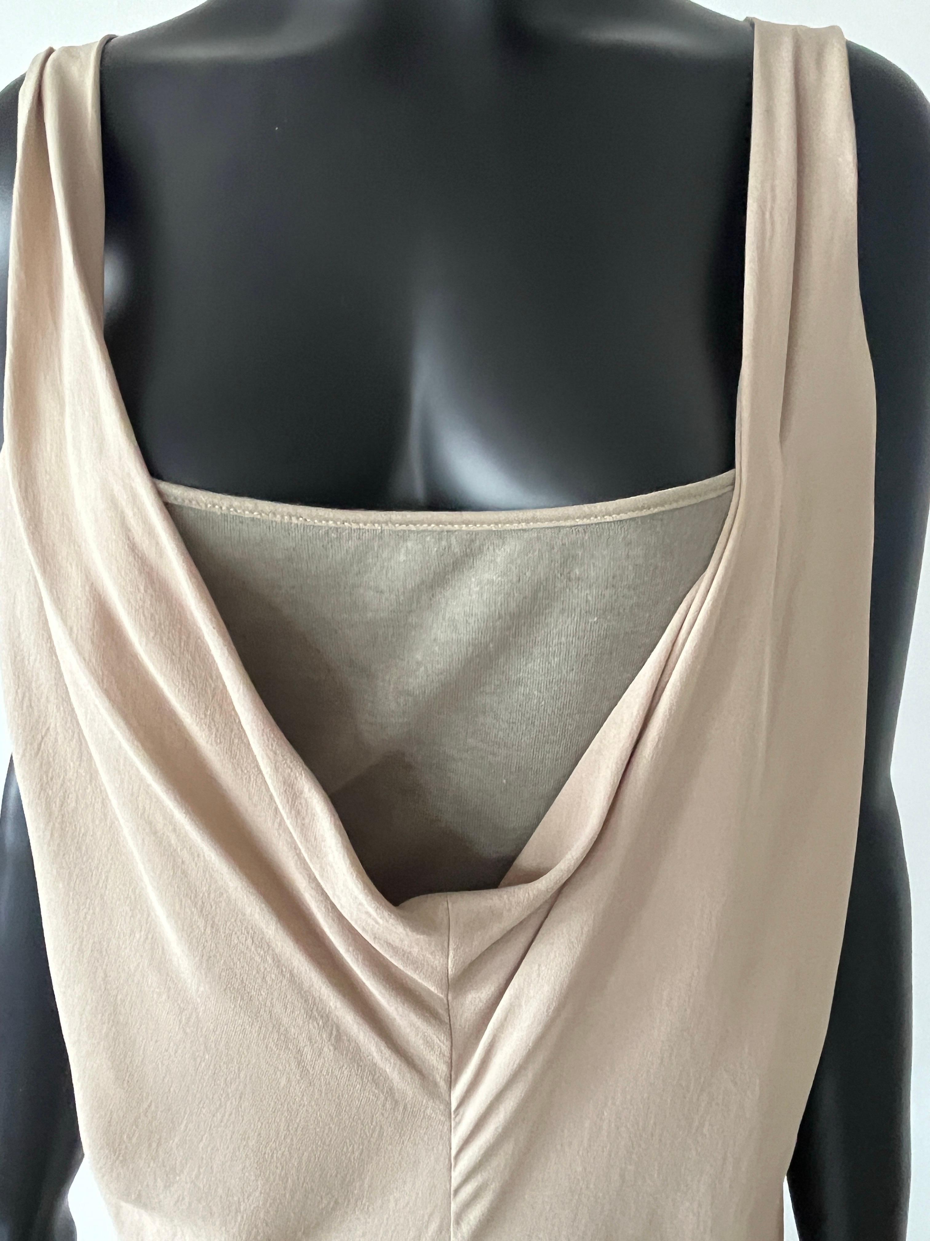 Hussein Chalayan 1990er Jahre Mehrlagiges Slip-Kleid (Schwarz) im Angebot