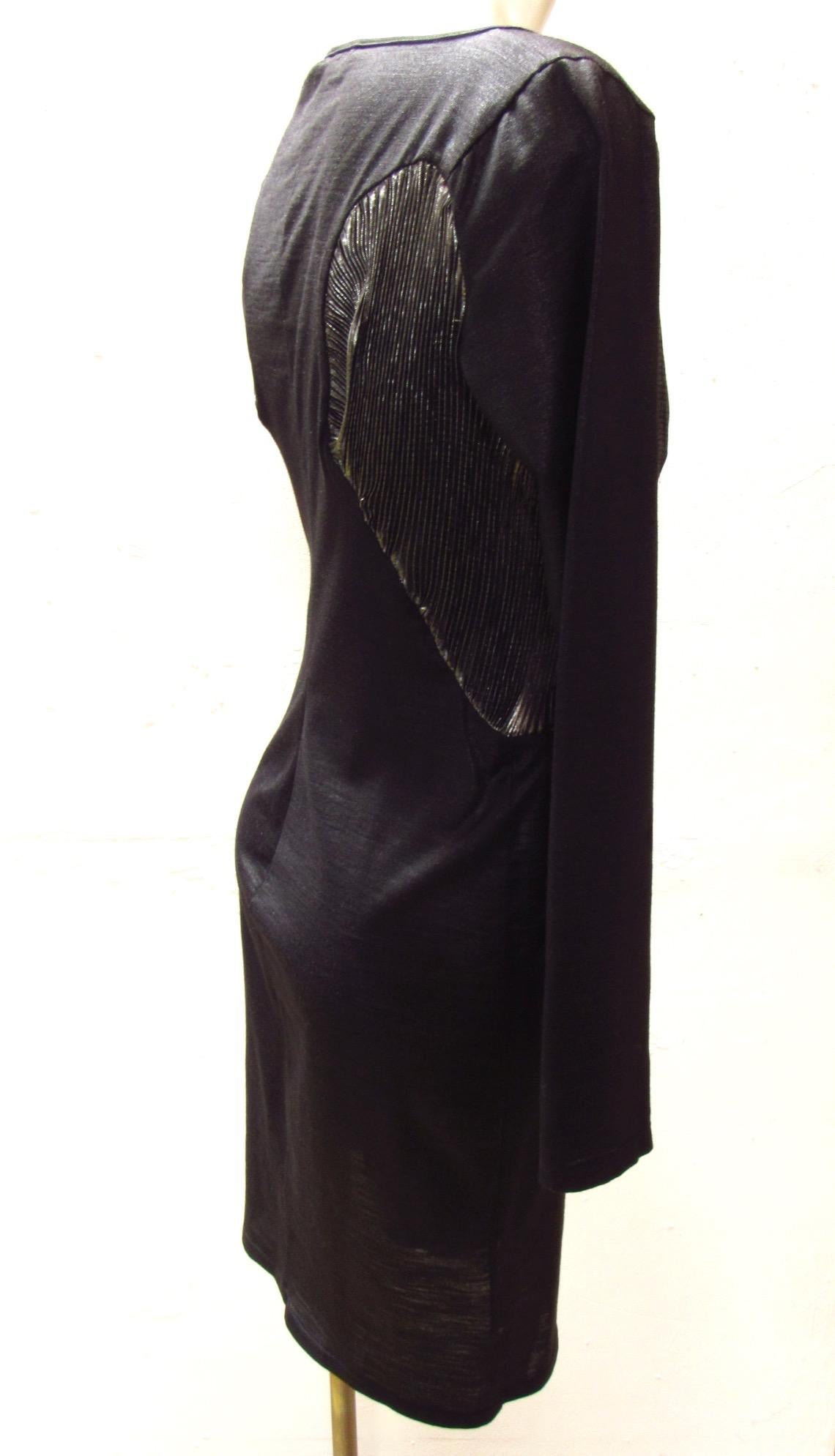 Hussein Chalayan - Robe noire et argentée Pour femmes en vente