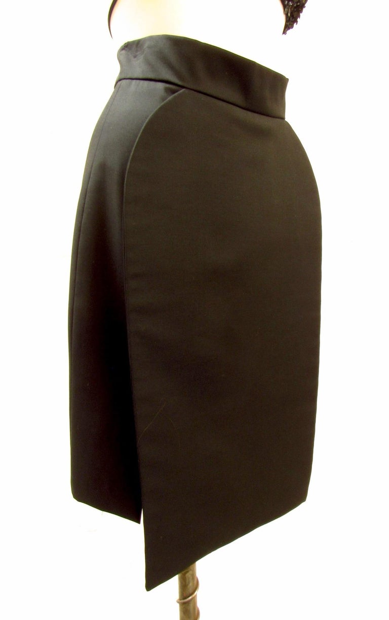 Hussein Chalayan Black Round Skirt For Sale 1