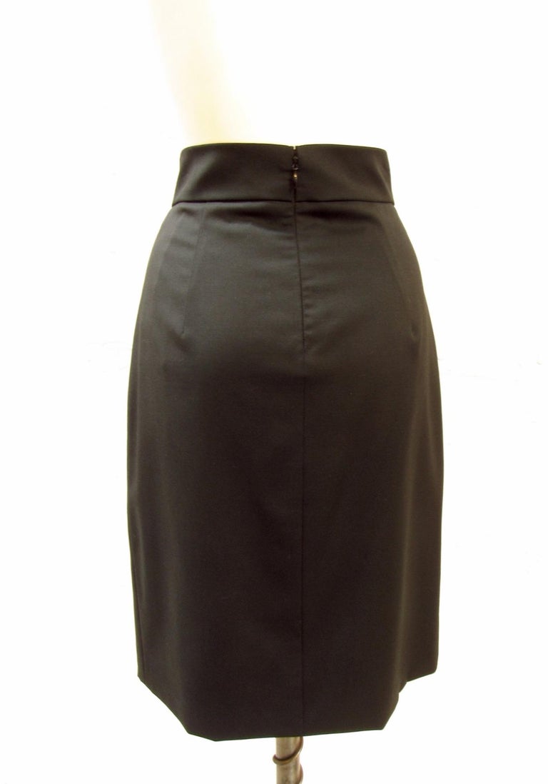 Hussein Chalayan Black Round Skirt For Sale 2