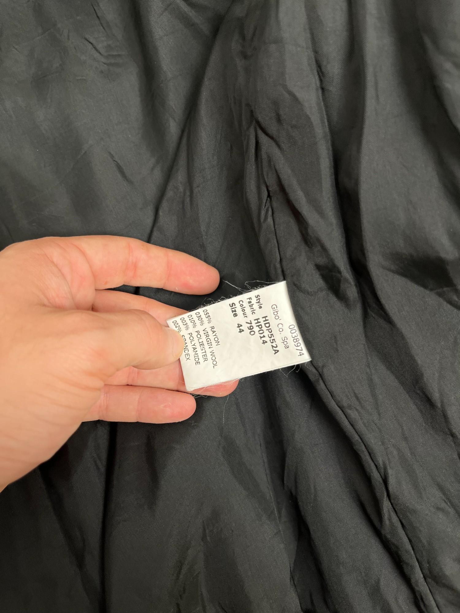 Hussein Chalayan Early 2000's Ruffle Blue Bomber Jacket in vendita 3