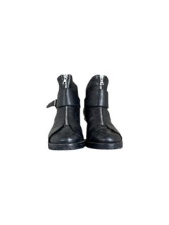 Hussein Chalayan F/W 2002 Zipped Heeled Ankle Boots