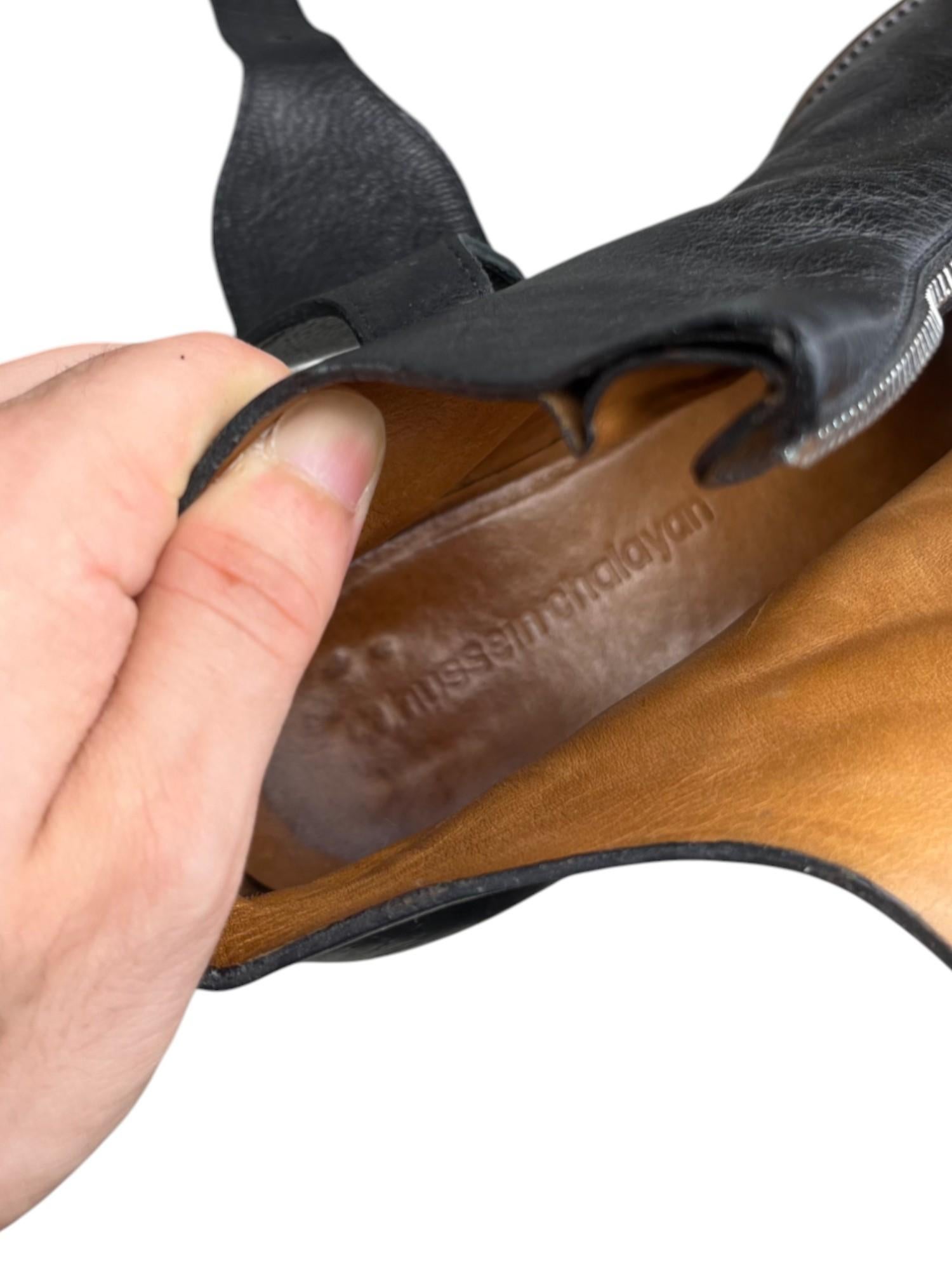 Hussein Chalayan F/W 2002 Botines de tacón con cremallera en venta 3