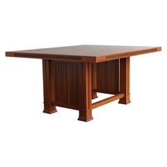 Husser 615 dining table by Frank Lloyd Wright for Cassina