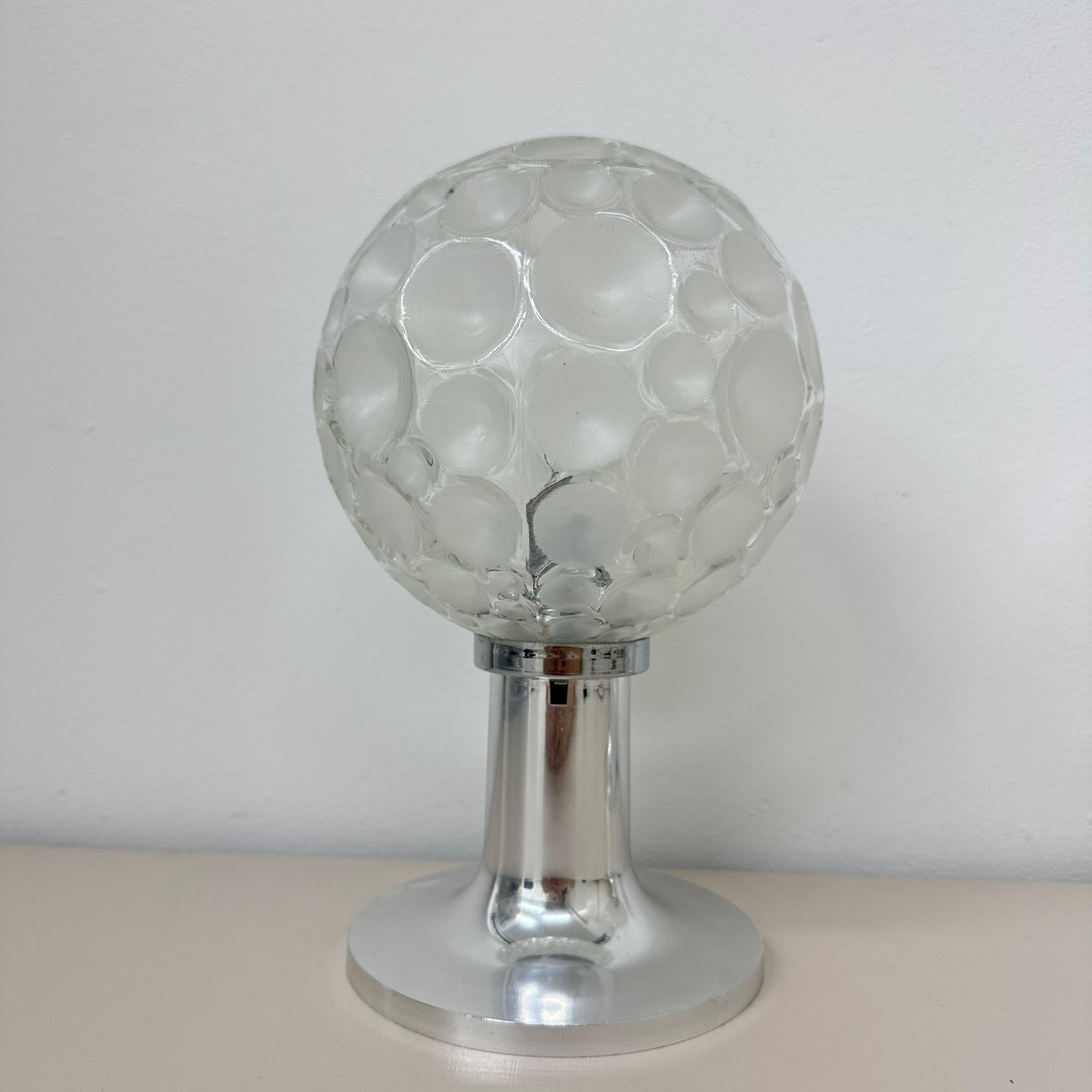 Hustadt leuchten glass table lamps , 1970s For Sale 4