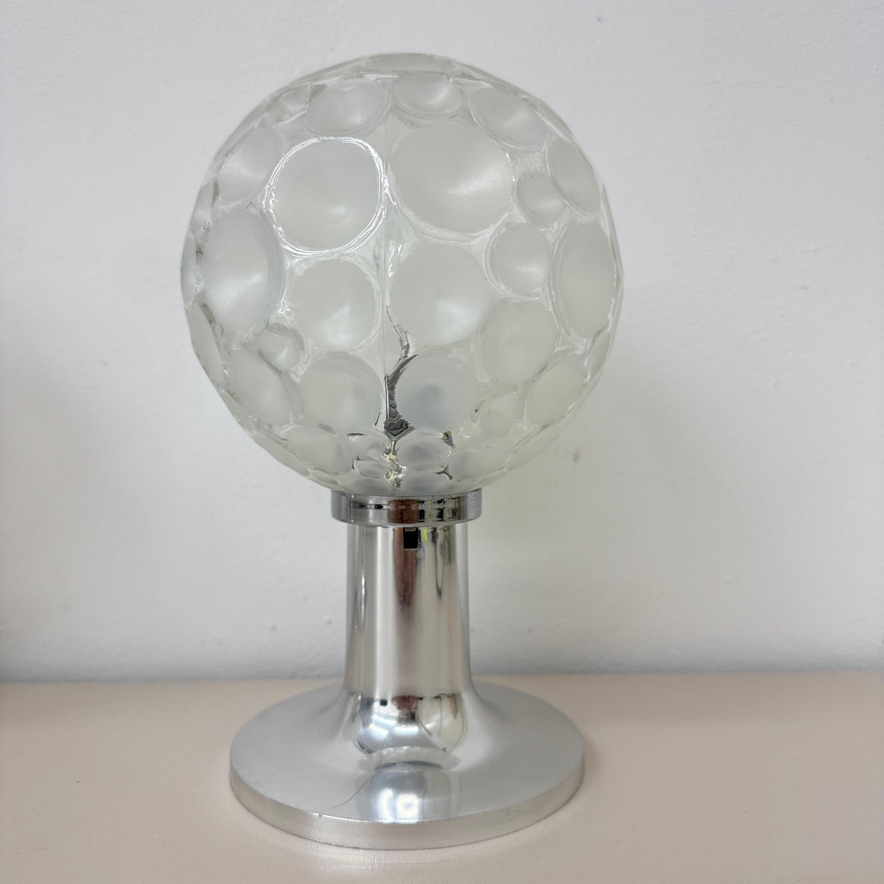 Hustadt leuchten glass table lamps , 1970s For Sale 8