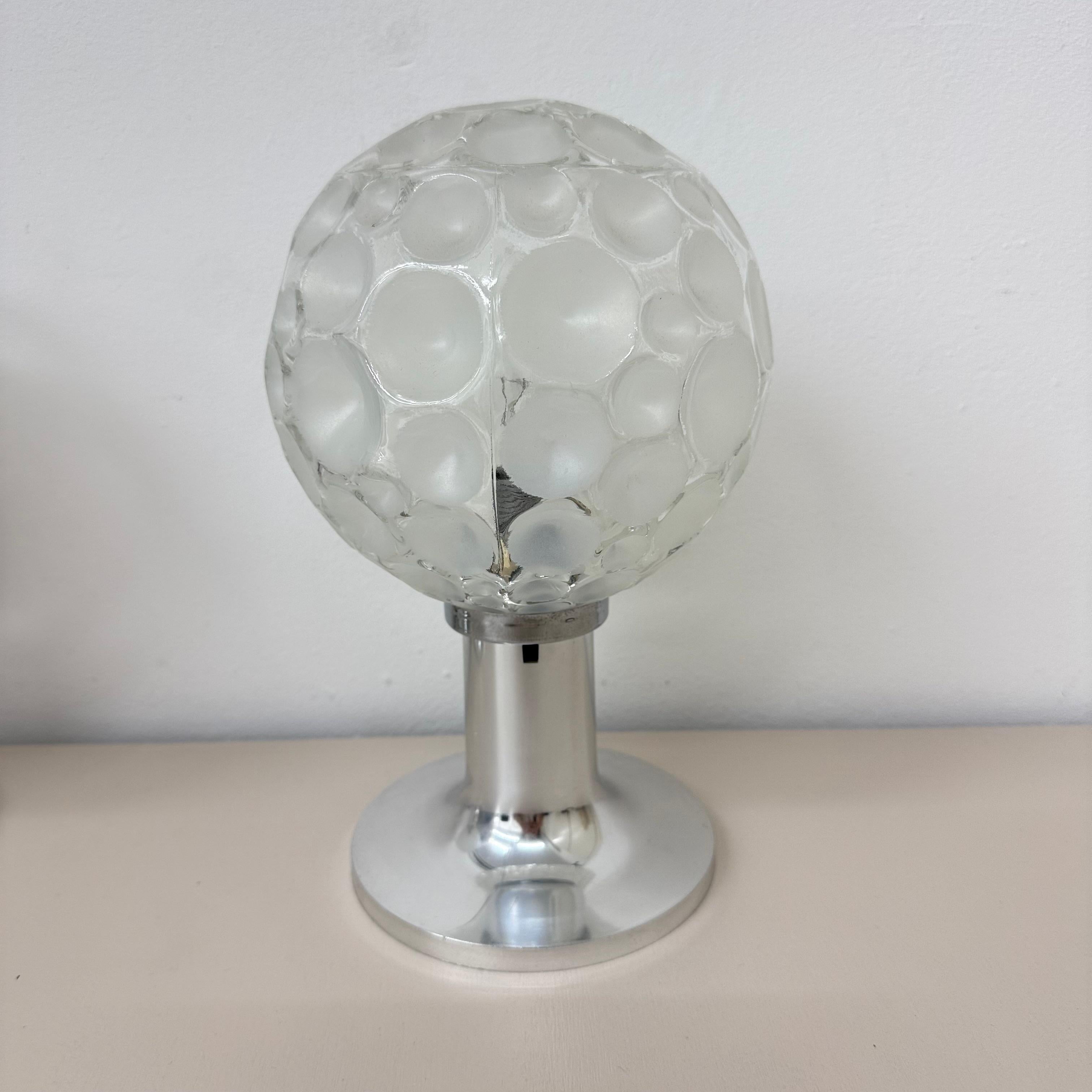 Hustadt leuchten glass table lamps , 1970s For Sale 9