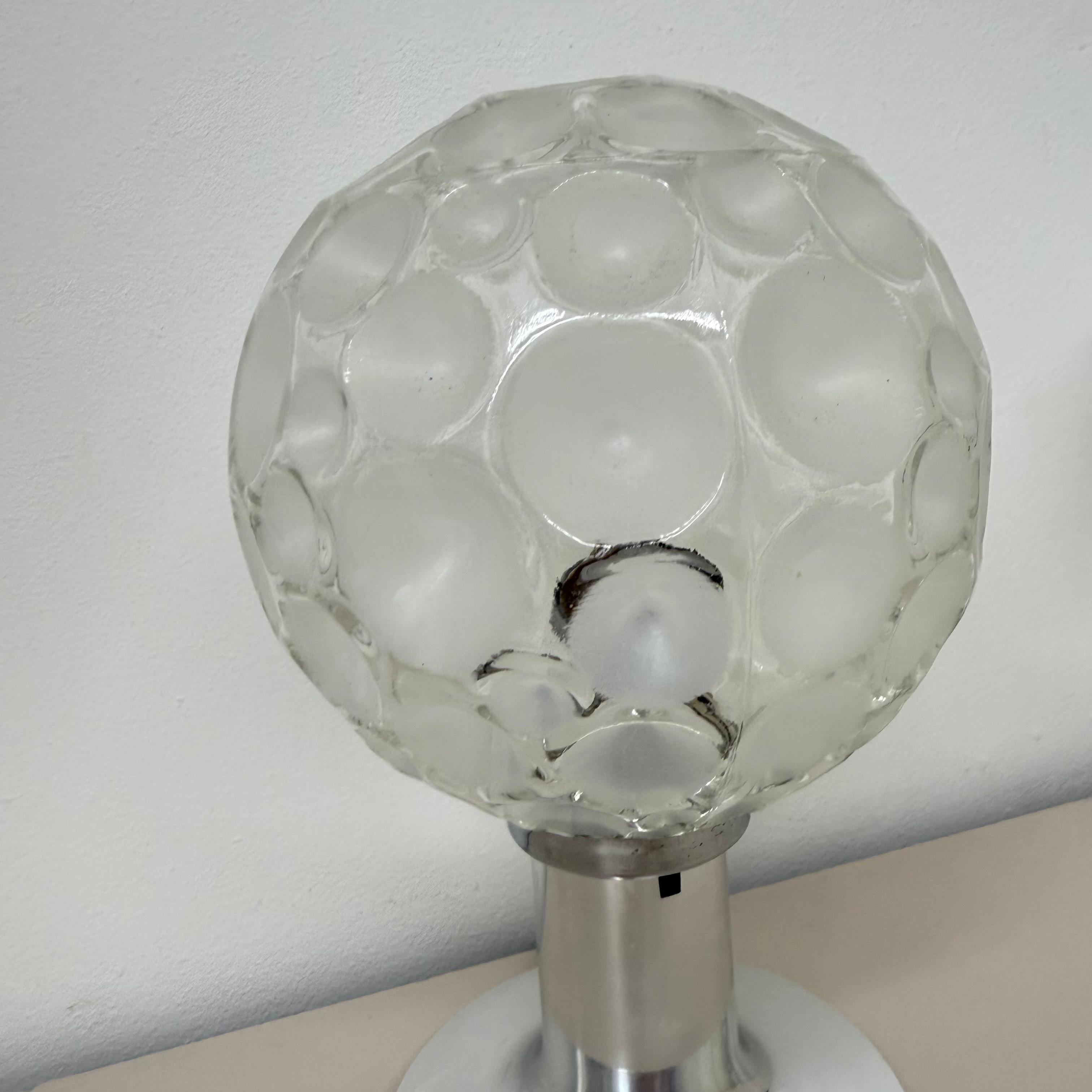 Hustadt leuchten glass table lamps , 1970s For Sale 11