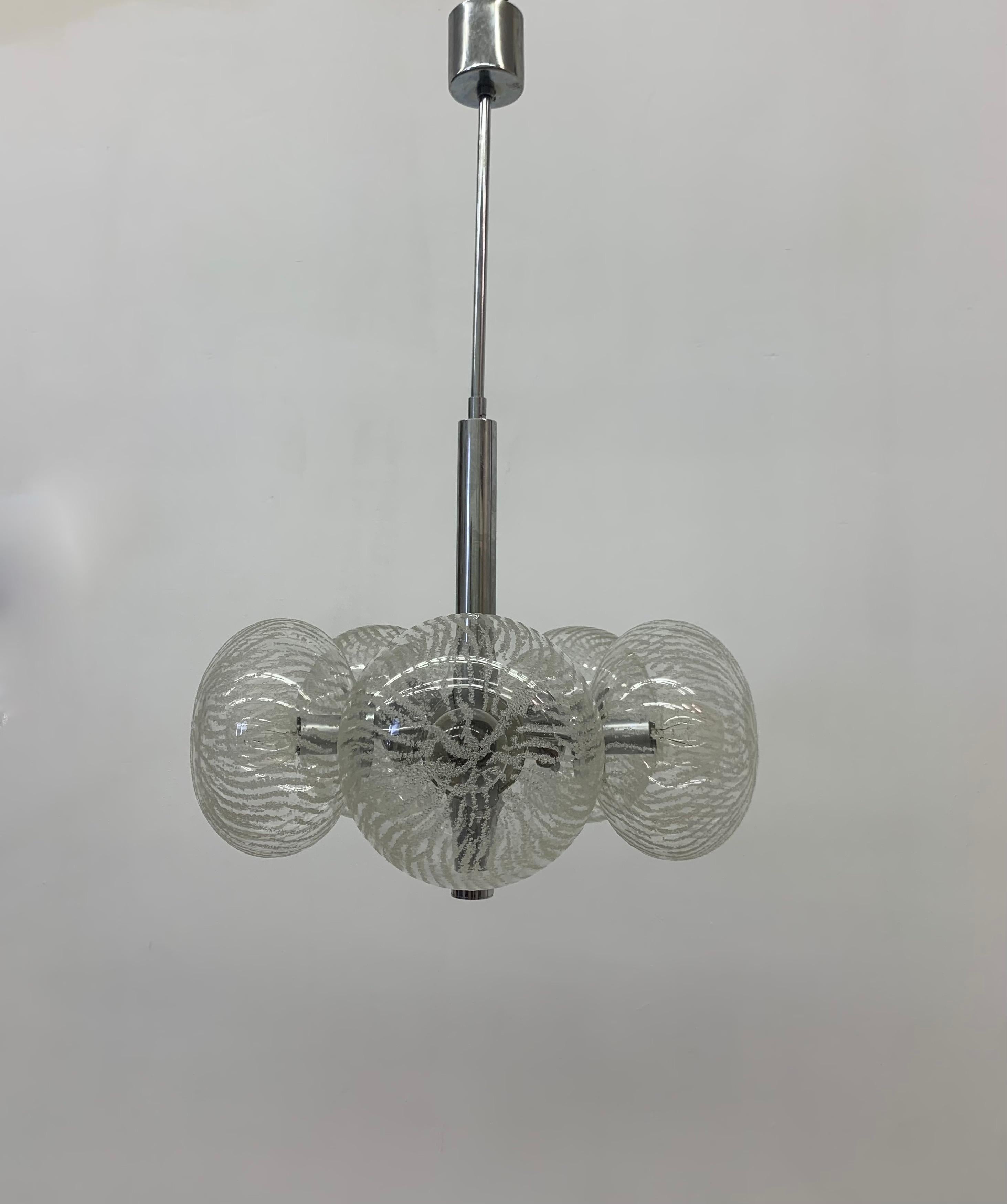 Late 20th Century Hustadt Leuchten Hanging Lamp, 1970s For Sale