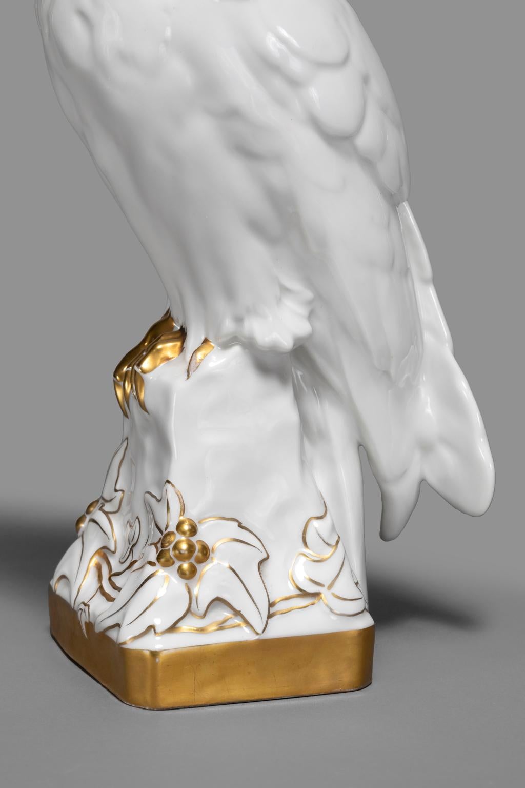 Or Figurine en porcelaine Hutchenreuther Fritz Klee «OWL » en vente
