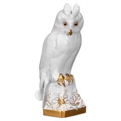 Antique Hutchenreuther Porcelain Figurine Fritz Klee "OWL"