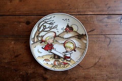 Hutschenreuther Joan Walsh Anglund Autumn Plate — Herbst, 1966, Vintage 2C172
