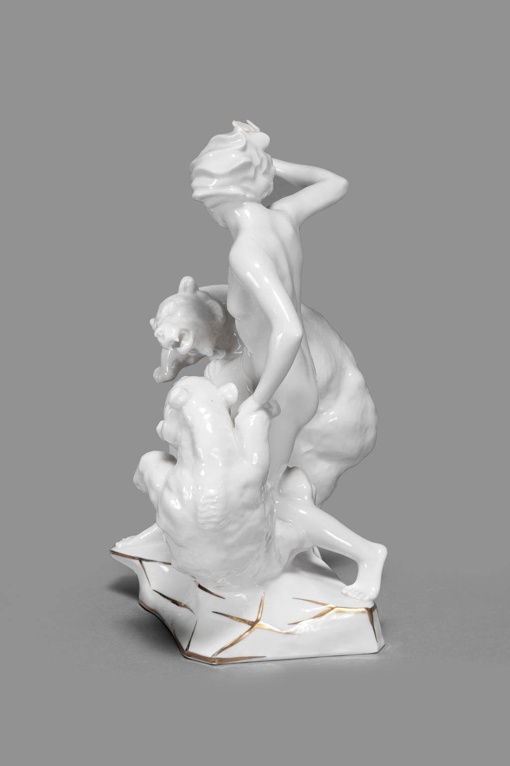 Art Deco Hutschenreuther Porcelain Figurine   